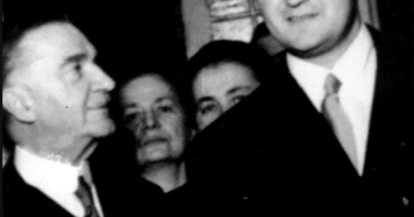 Iuliu Maniu şi Corneliu Coposu Sursa memorialsighet.ro
