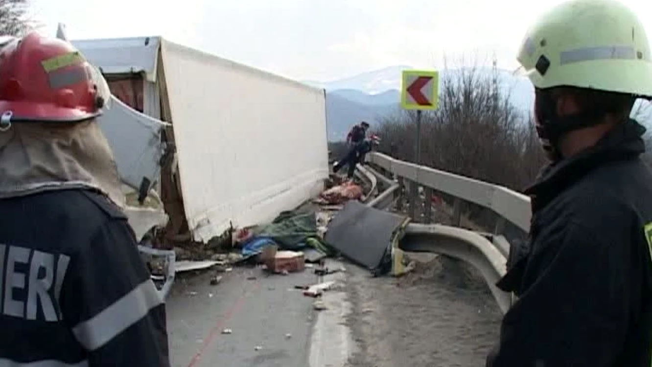 Accidentul a avut loc pe DN 6 Foto: Arhiva