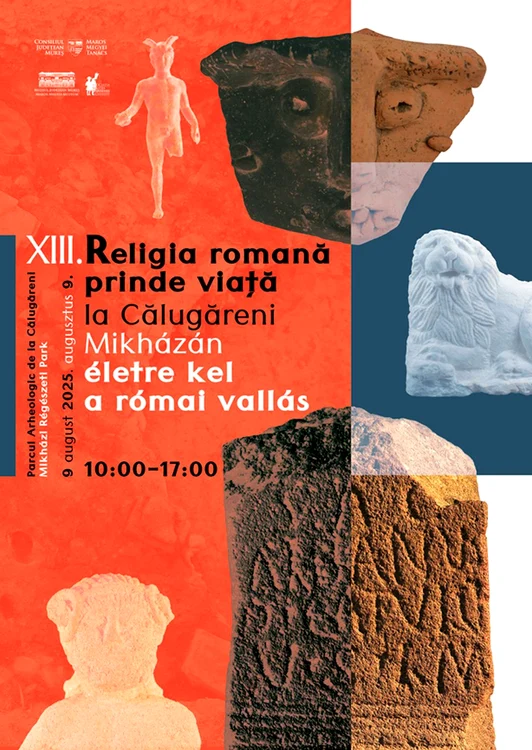 Lumea zeilor și a ritualurilor sacre ale Romei antice va fi readusă la viață la Călugăreni (foto:  Muzeul Județean Mureș)