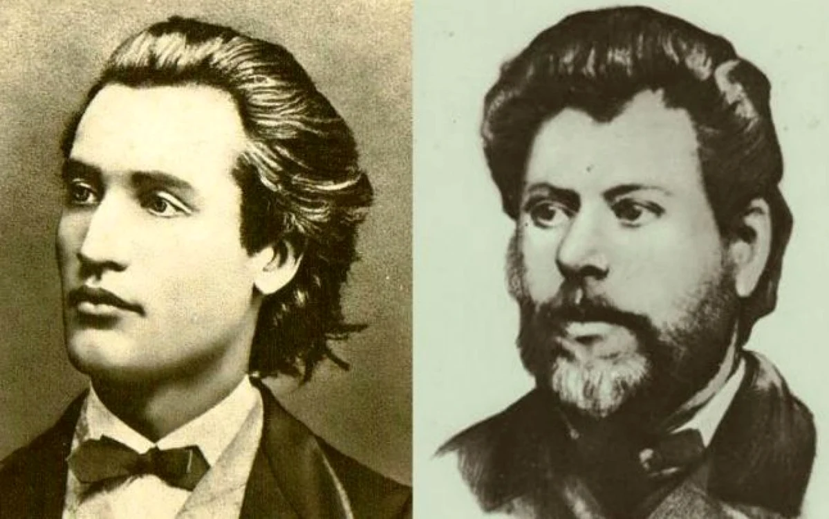 Eminescu şi Creangă, doi buni prieteni FOTO Adevărul