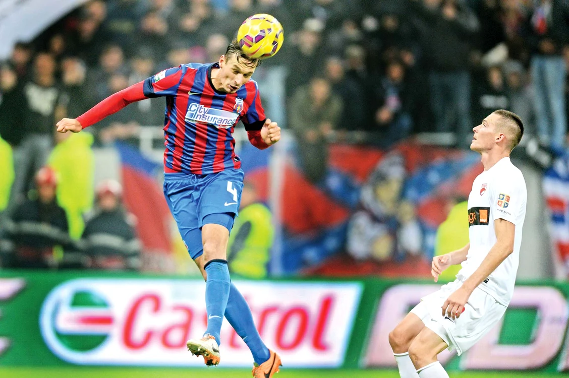 Lukas Szukala a deschis scorul în meciul de vineri şi a ajuns pe primul loc în topul golgheterilor străini din partidele Steaua - DinamoFoto: Mediafax