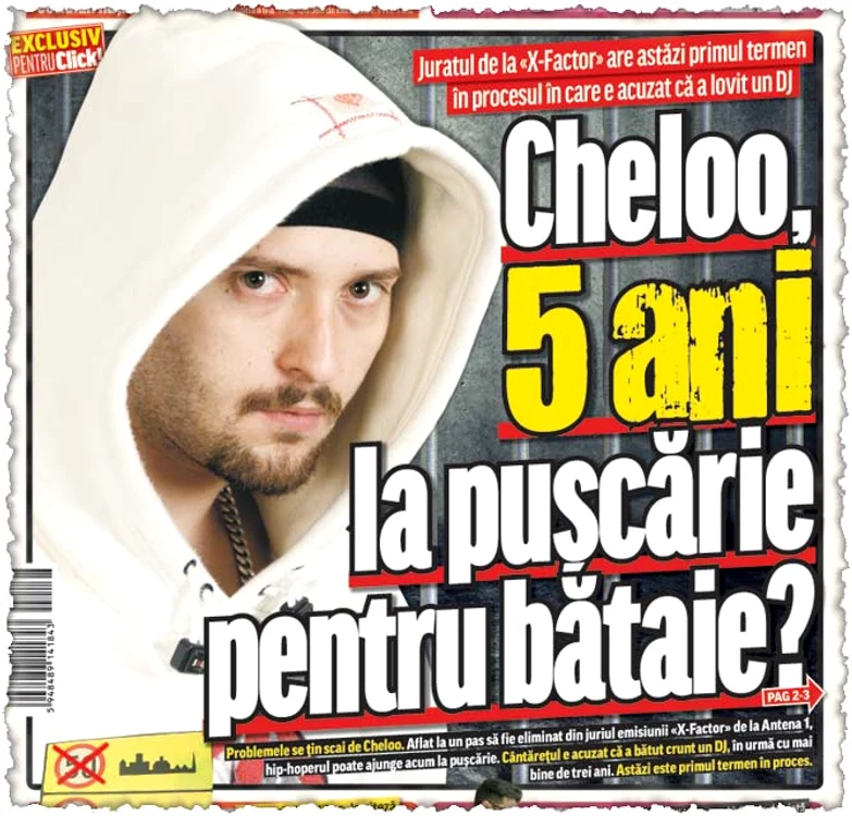 Cheloo ar putea  petrece o bună  perioadă de timp  în spatele gratiilor