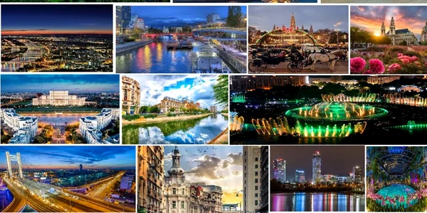 Viena și București în Top 100 orașe ideale privind calitatea vieții în 2024 Colaj