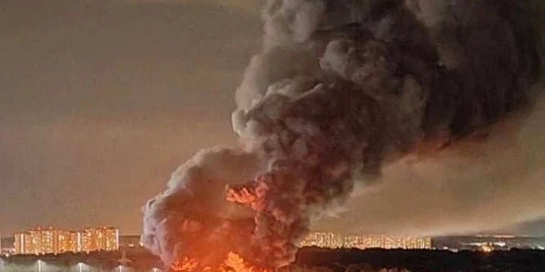 Incendiu Odințovo Moscova Foto Nexta via Twitter2 jpg