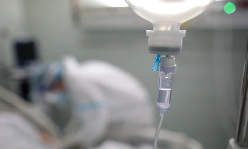 Spital Marius Nasta terapie intensiva ATI COVID19 coronavirus bolnavi perfuzie octombrie 2021 FOTO Inquam Photos / Octav Ganea