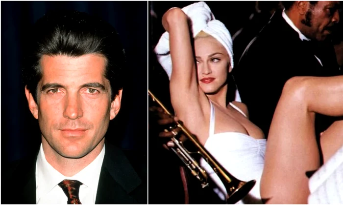 John F  Kennedy Jr  și Madonna jpg