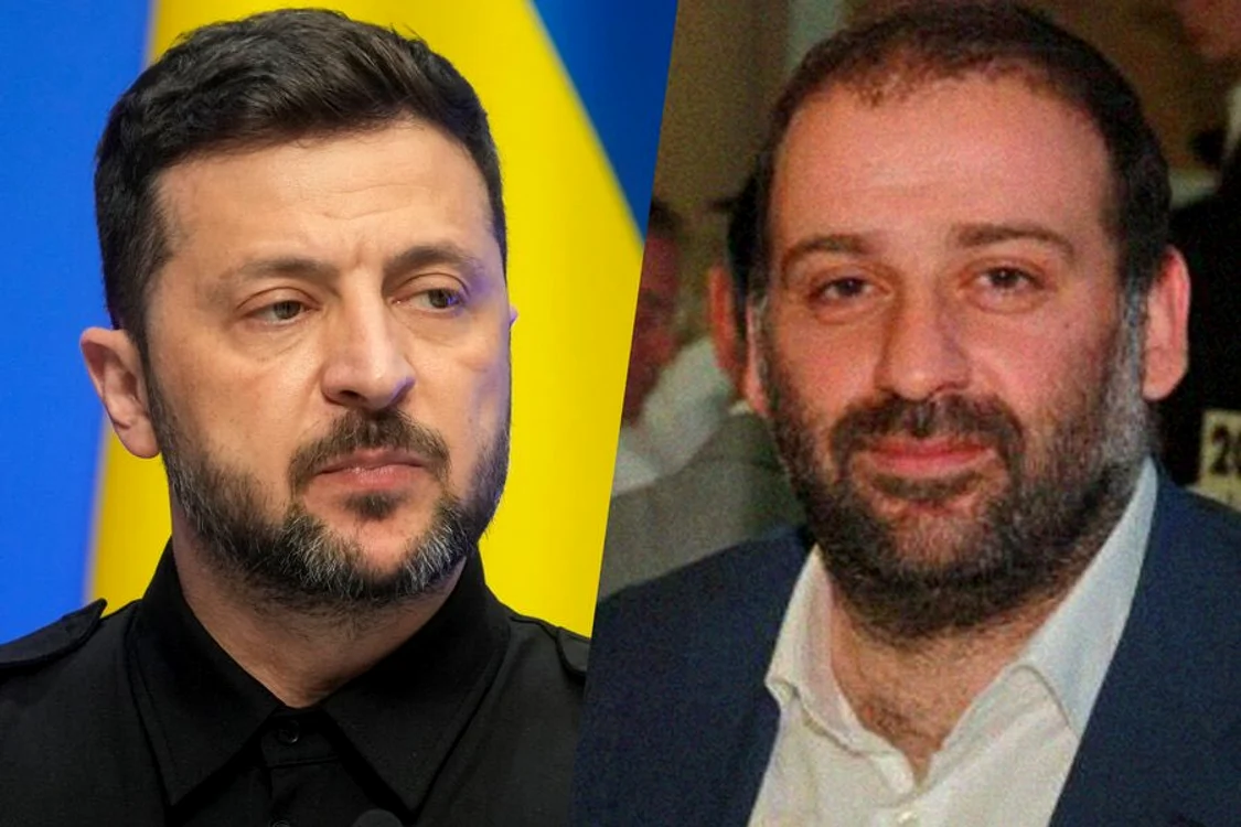 Volodimir Zelenski și fostul său partener de afaceri Timur Mindici/FOTO:X