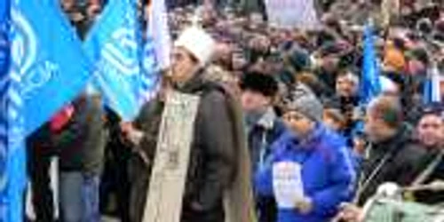 Sindicaliştii de la Dacia au protestat şi la începutul acestui an, în Mioveni