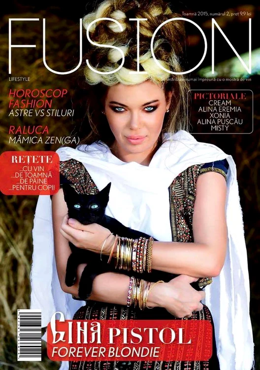 În ultima vreme, Gina pistol a realizat mai multe ședințe foto, una dintre ele fiind pentru revista Fusion
