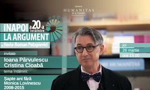 Înapoi la argument cu Horia Roman Patapievici, un dialog despre Monica Lovinescu jpeg