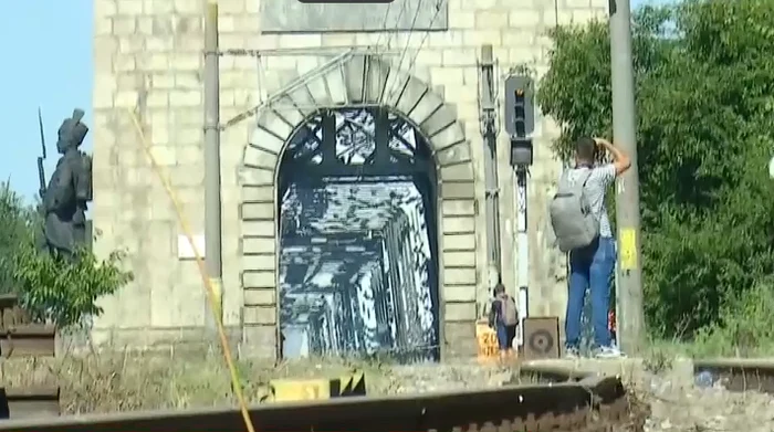 Podul Anghel Saligny de la Cernavodă. FOTO Captură video TVR info