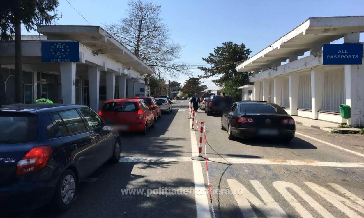 Frontiera de la Vama Veche - foto Poliţia de Frontieră