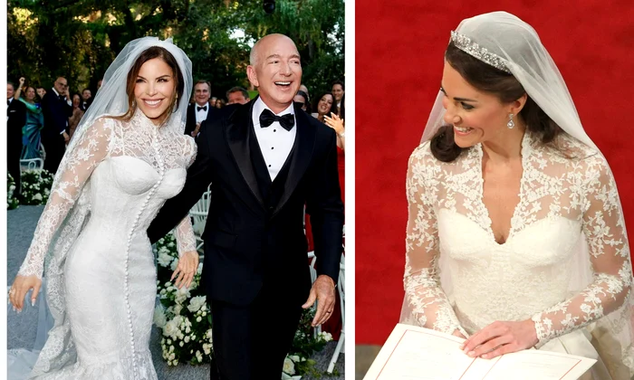 Lauren Sanchez versus Kate Middleton colaj jpg