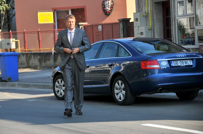 Klaus Iohannis a folosit mașina începând cu 2005. Foto: Silvana Armat / arhivă turnulsfatului.ro