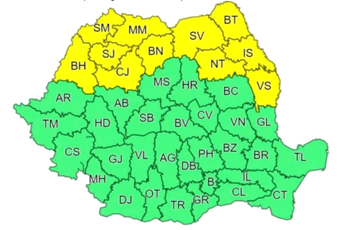 Vremea instabilă va continua și în zilele următoare