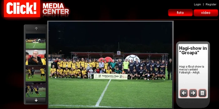 Meci caritabil pe Dinamo - galerie foto.