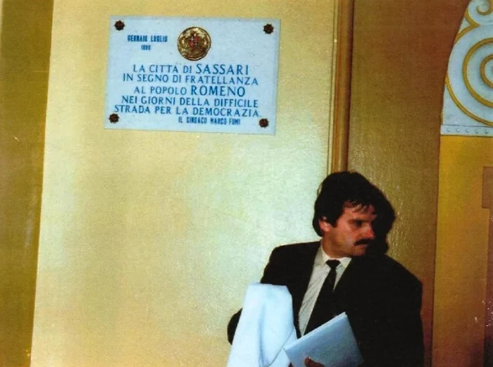 Liviu Borha pe când era primar
