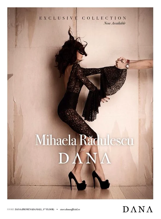 Mihaela Rădulescu, într-o fotografie de prezentare a colecției