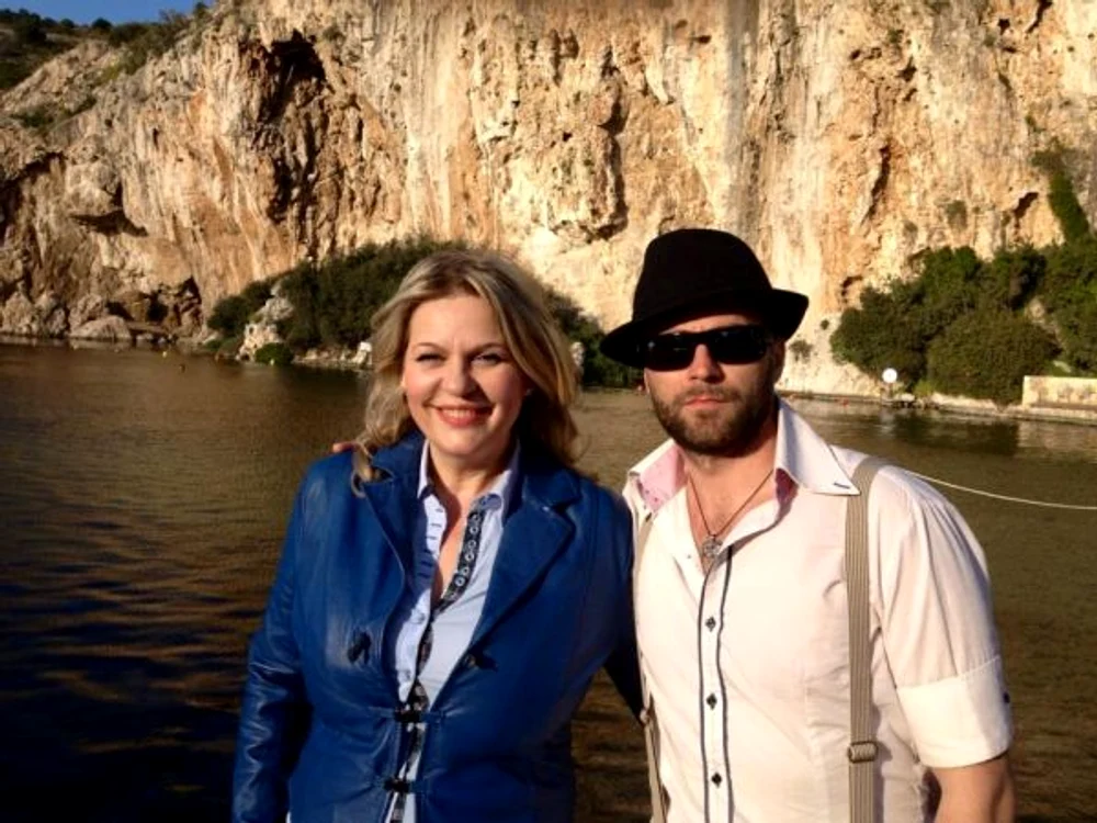 Olga Balan si Dan Trifescu la Vouliagmeni