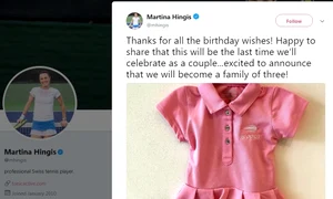 Martina Hingis a anunțat că va deveni mamă jpeg
