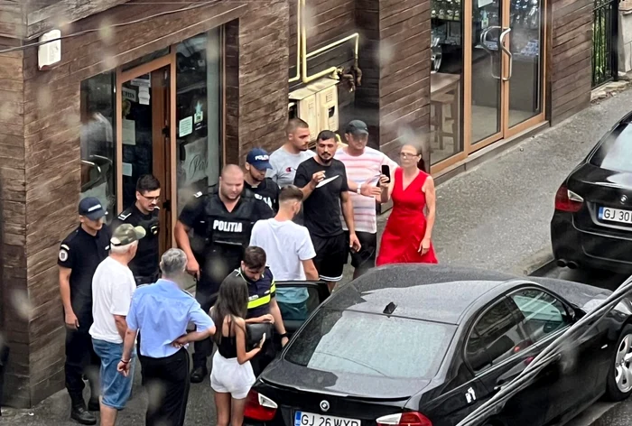 Scandalul a avut loc pe o stradă din zona Pieței Mici Foto: gorjonline.ro