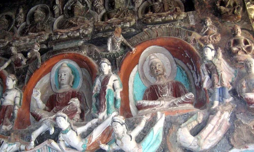 Sculpturi și picturi rupestre vechi de 1 600 de ani dintr un templu din China, conservate prin digitalizare jpeg