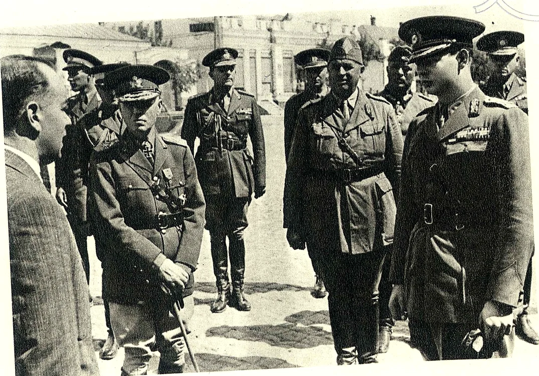Generalul Ion Antonescu și Regele Mihai,  în 1941