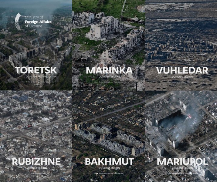 Cum arată acum orașele pe care Putin le revendică în cadrul negocierilor. „Au fost deja reduse la cenușă de armata rusă”