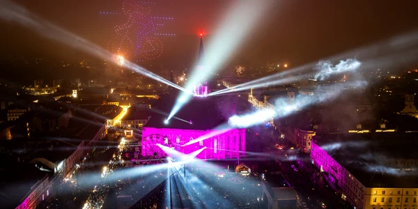 spectacol drone si lasere cluj 2025   foto FB primaria cluj napoca jpg