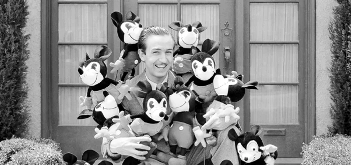 
    Walt Disney și Pinocchio, în anul 1940Foto: disneyphotoarchives.com  