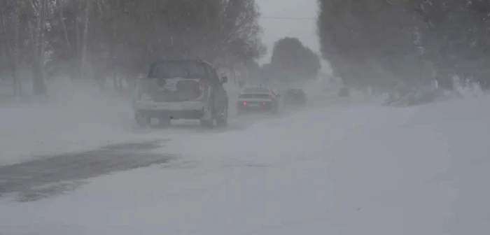 Viscol pe drumurile din judeţ