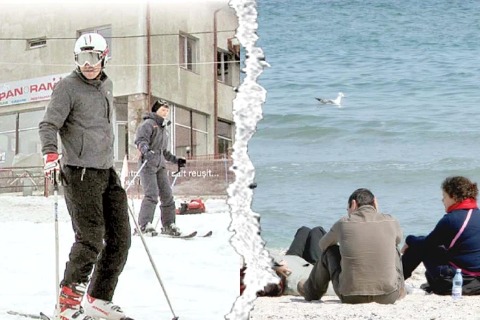 "Vreau să profit de ultimele zile cu zăpadă. Voi schia de dimineaţă până seara"Vlad, turist