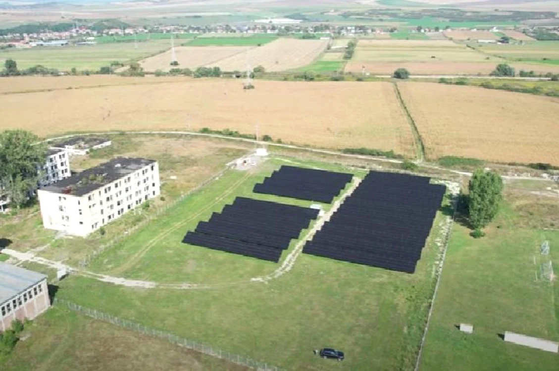 Centrala fotovoltaică din Ocna Mureș FOTO captură video Youtube