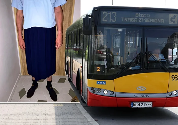 Șofer de autobuz din Varșovia, la volan în fustă. FOTO: X / Super Express