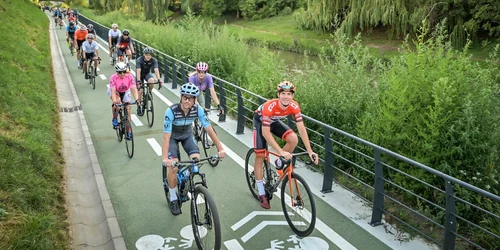 Pista de biciclete de pe malul Cibinului din Sibiu Foto Primăria Sibiu