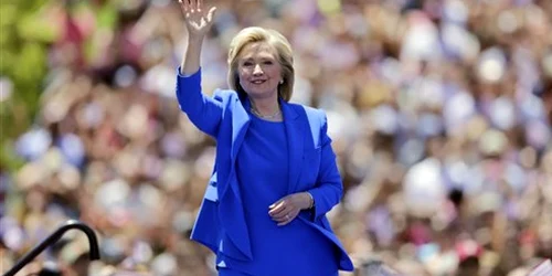 hillary clinton primul discurs campanie AP Photo Frank Franklin II