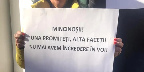 protest angajati institutii judetene min muncii foto fb federatia sindicatelor din ministerul muncii jpg