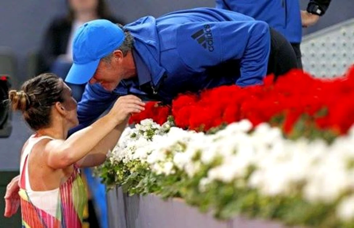 Simona Halep şi Darren Cahill