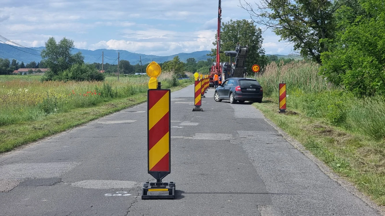 Drumul de pe Valea Grădiștii din Hunedoara. Foto CJ Hunedoara
