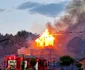 Incendiu la Pensiunea Maggie's Ranch din Râşnov FOTO Facebook 