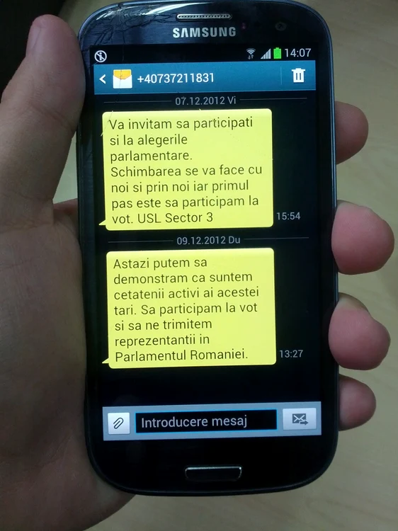 sms electoral