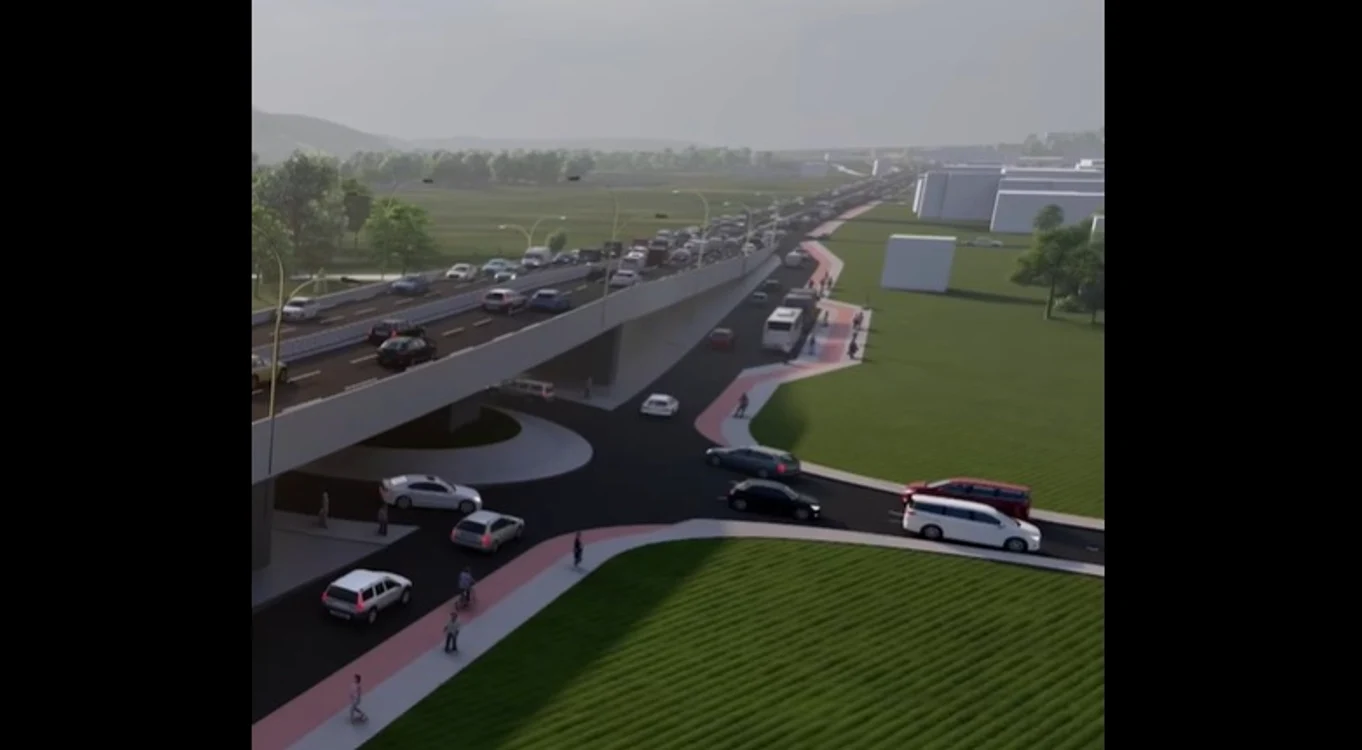 Centura Metropolitană rutieră Cluj-Napoca Foto: Captură video Emil Boc/Facebook