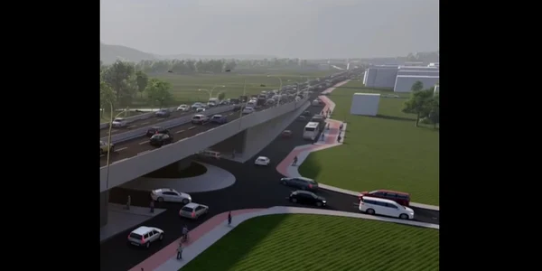 Centura Metropolitană rutieră Cluj Napoca FOto Captură video Emil Boc   Facebook jpg