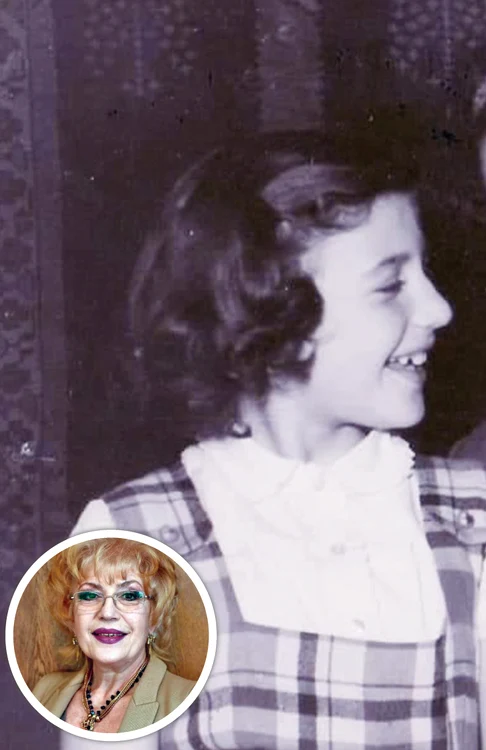 Corina Chiriac, la 10 ani, era veselă şi elegantă. Acum are 70 de ani