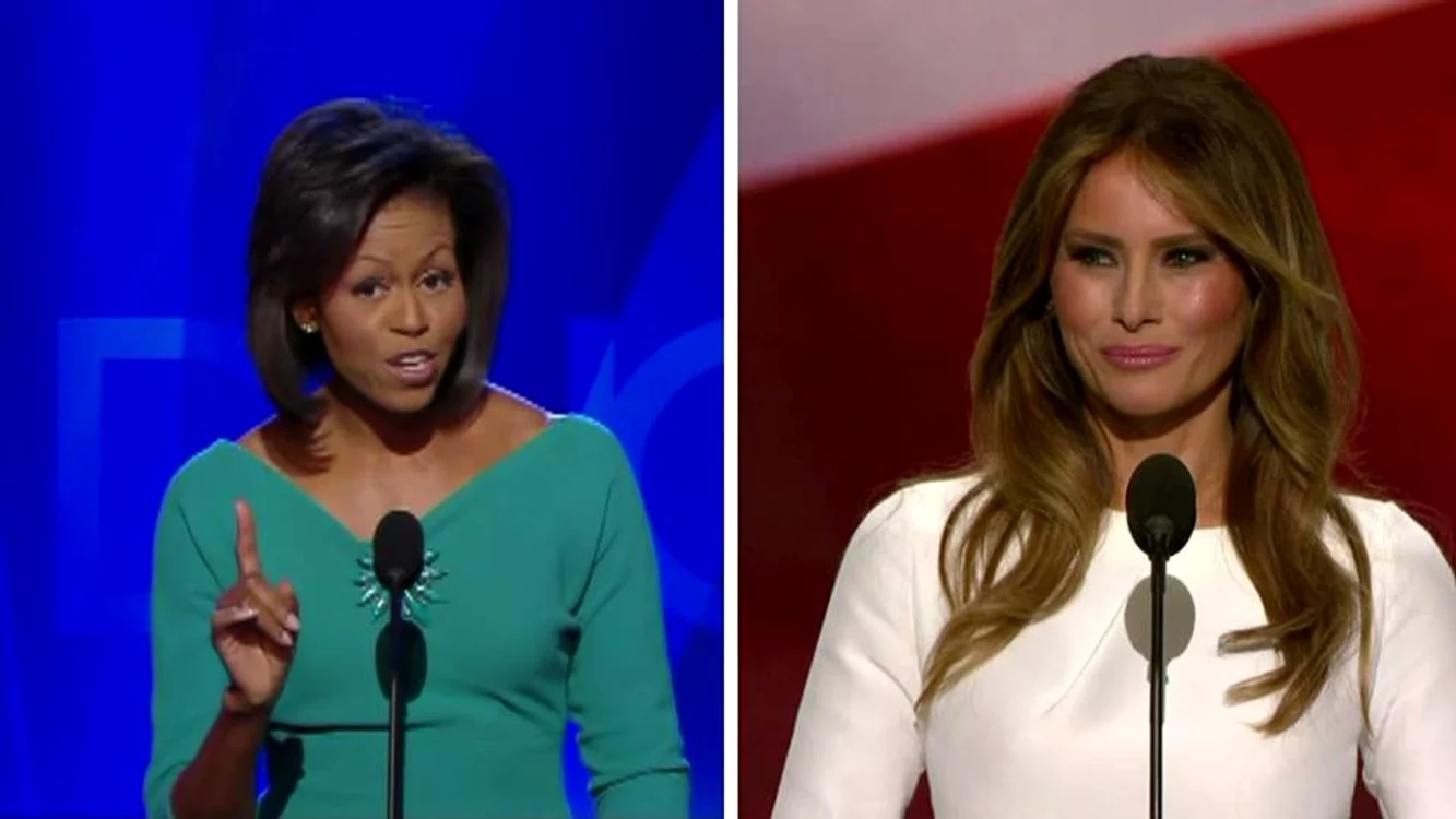 Michelle Obama Melania Trump jpeg