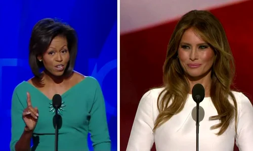 Michelle Obama Melania Trump jpeg