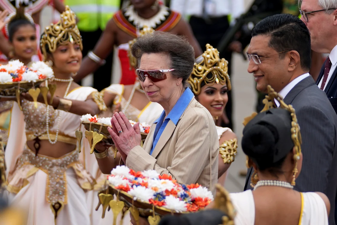 Prințesa Anne a ajuns în Sri Lanka (1) jpg