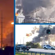 explozie rafinărie Texas captură 12news jpg