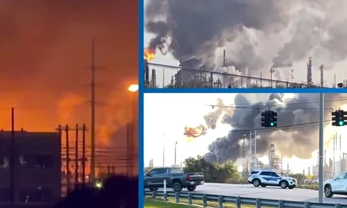 explozie rafinărie Texas captură 12news jpg