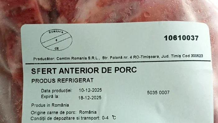Cât a ajuns să coste un sfert de porc într-un supermarket.